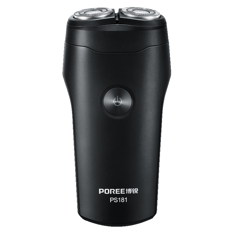 博锐（POREE）剃须刀电动小巧便携车载商务机身轻便旋转全身水洗防夹须干湿双剃刮胡刀须刨送男友送长辈礼物 全身水洗 45天续航 PS191
