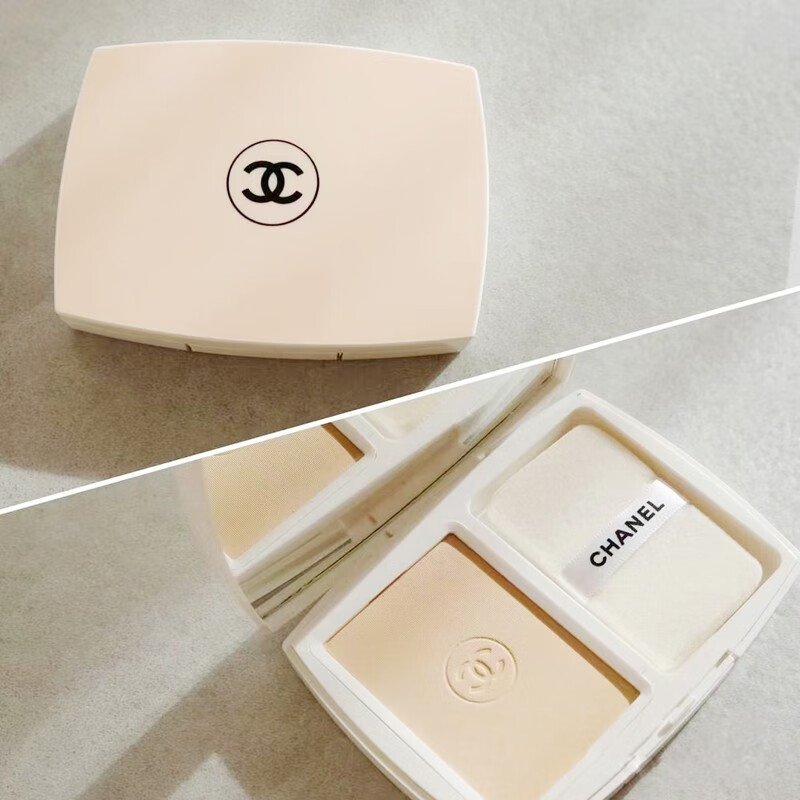 香奈儿(chanel)le blanc2023臻白亮采珍珠光彩美白粉饼12g  bd01