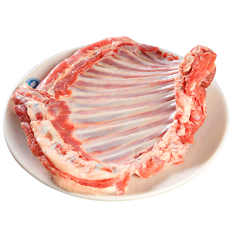 额尔敦内蒙锡盟草地羔羊羊排肉2.4斤 生鲜羊肉烧烤火锅食材