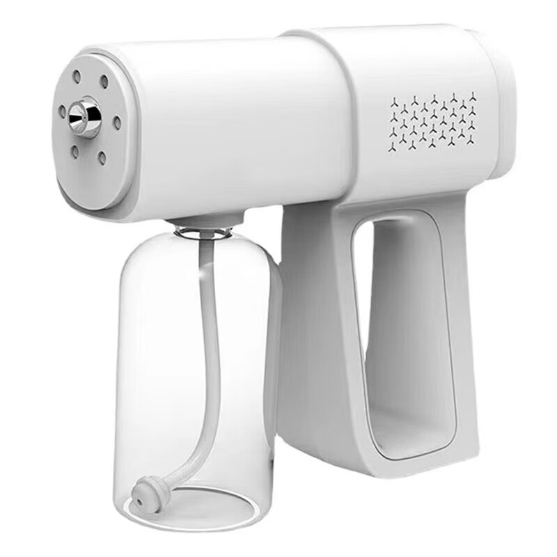 纳米喷雾消毒机手持蓝光无线室内空气消毒枪充电喷雾枪酒精雾化器 k5