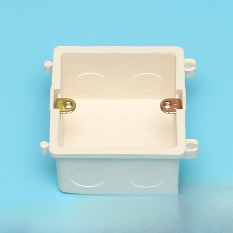 扑哩扑剌阻燃5公分拼装暗盒组合底盒pvc线盒连体接线盒多联盒