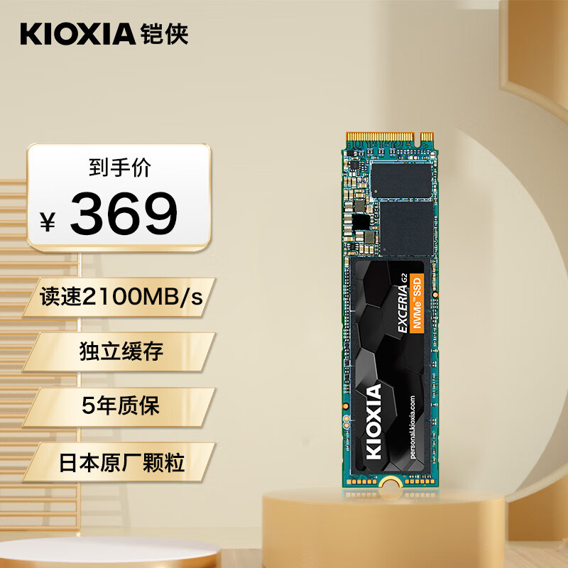 铠侠（Kioxia）1TB SSD固态硬盘 NVMe M.2接口 EXCERIA G2 RC20系列怎么看?
