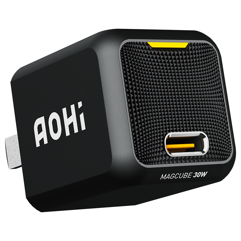 Aohi  30W氮化镓GaN快充PD充电器适用苹果iPhone13/12/11pro/Xs/XR/平板iPad Macbook笔记本switch游戏机充电