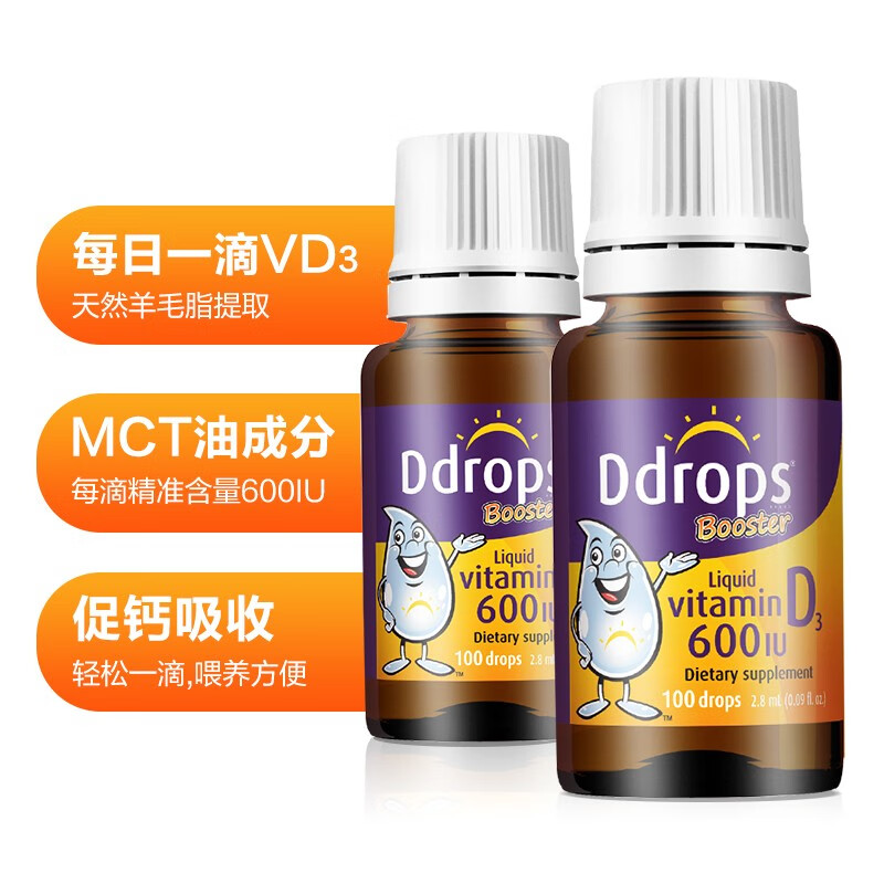 如何选择正确的补品-Ddrops维生素D3滴剂的历史价格走势、营养榜单排名和用户评测