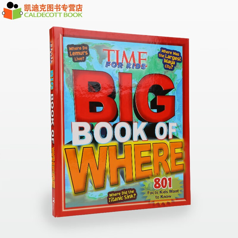 时代周刊少儿版：精彩纷呈的世界角落 TIME For Kids Big Book of Where 英语启蒙