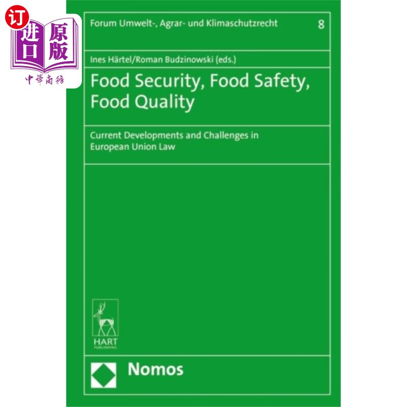 海外直订food security, food safety, food quality 食品安全,食品