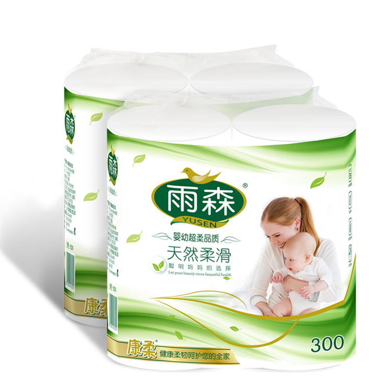 ��ɭ ��о��ֽ ��Ȼ�Ử 6�� 150g*4��� �г��� ��ֽ Դͷֱ������ 7.7Ԫ