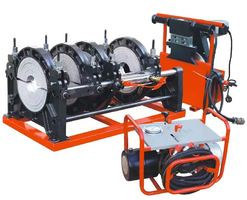 康权耐pe管半自动液压对焊机160/315/630 塑料管材热熔焊接机对接机虎