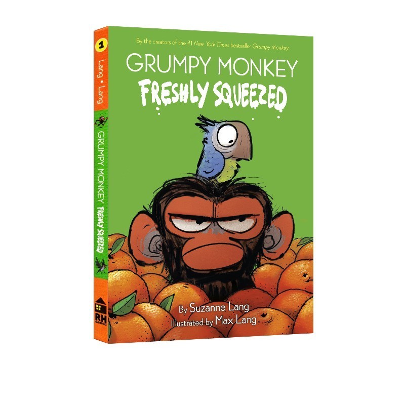 英文原版 grumpy monkey freshly squeezed 暴怒猴漫画版 全彩绘本