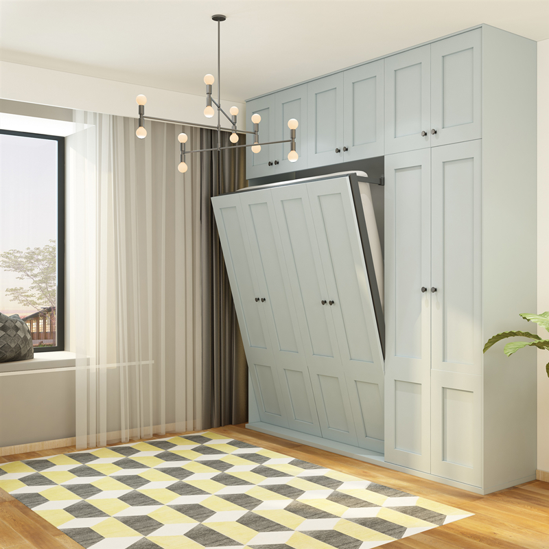 隐形墙壁床 隐形床折叠床正竖侧翻床墙壁墨菲床衣柜床藏墙多功能五金