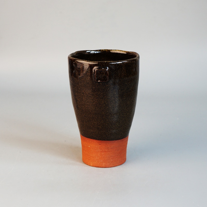 云漫卿日本备前烧 日本品质粗陶茶杯 九谷备前烧 日式家用复古风陶瓷