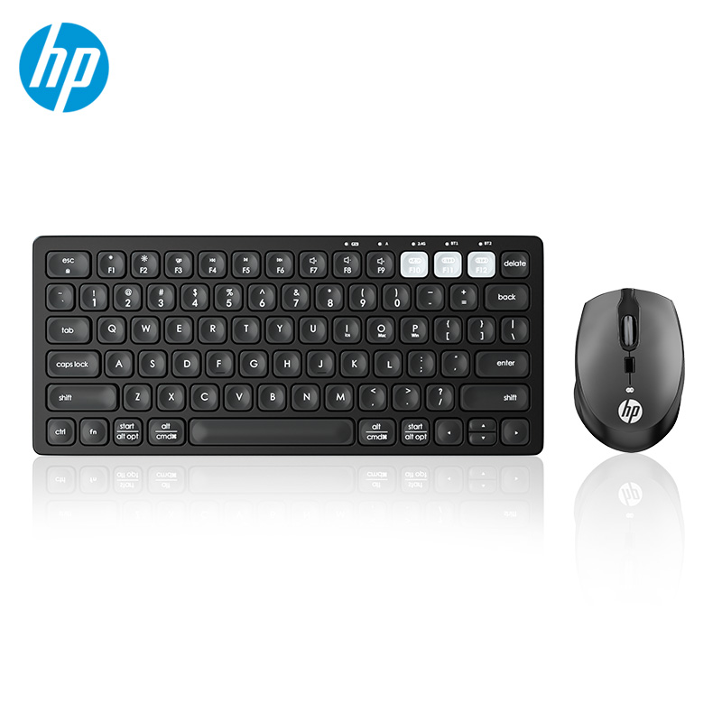 惠普（HP）CS750无线键鼠套装 蓝牙无线键盘鼠标套装  轻薄小尺寸 手机笔记本平板电脑办公商务鼠标键盘套装