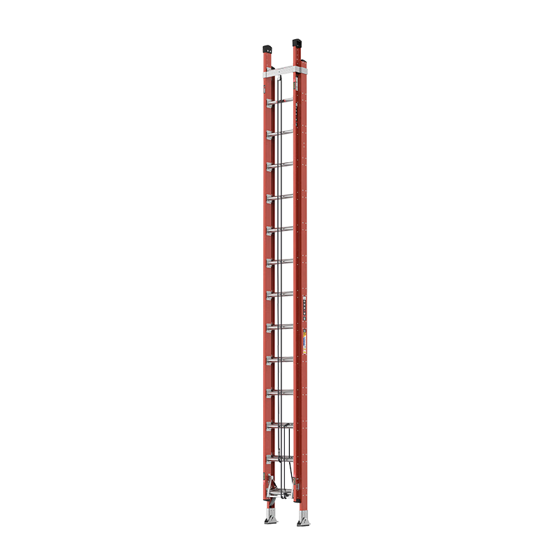 中創(chuàng)絕緣伸縮直梯子工程梯玻璃鋼加厚梯電工用梯消防救援升降直梯 91424F收4.5m伸7.55m