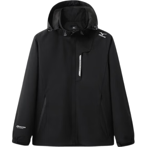 美津浓（MIZUNO）户外休闲夹克男女春秋薄款防风防水情侣外套RTA2CC3103
