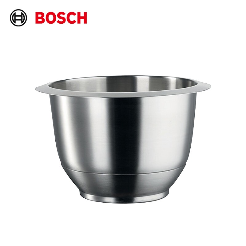 博世（BOSCH）达人系列厨师机附件 不锈钢搅拌碗配件 MUZ5ER2