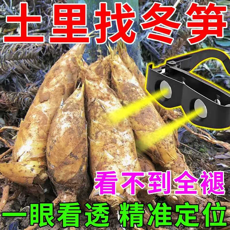挖冬笋探测器寻冬笋眼镜冬笋高精度挖笋眼镜专用找笋神器 看笋神器