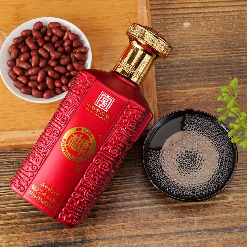 白水杜康鸿运当头白酒整箱浓香型52度500ml*6瓶礼盒装请客送礼佳品新
