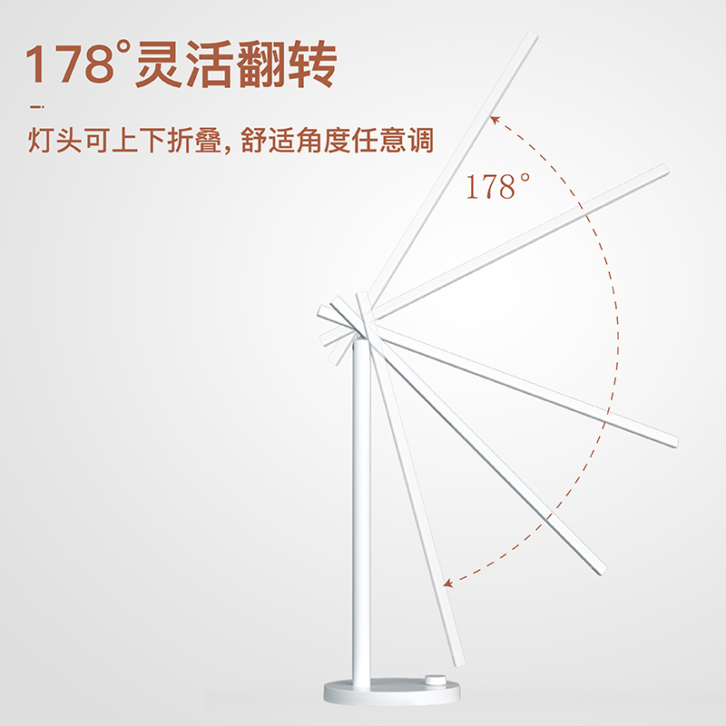 LIGHTPOOL 护眼学习台灯 国A级学生儿童led台灯 调光写字阅读台灯 低蓝光灯 插电款全光谱专业台灯RA97 护眼台灯