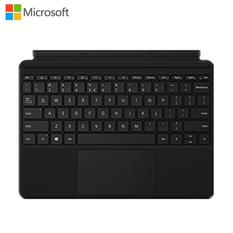 微软Surface键盘Go4 Go3 Go2典雅黑 波比红 亮铂金 冰晶蓝 深酒红 典雅黑 | 简装 | 店保一年