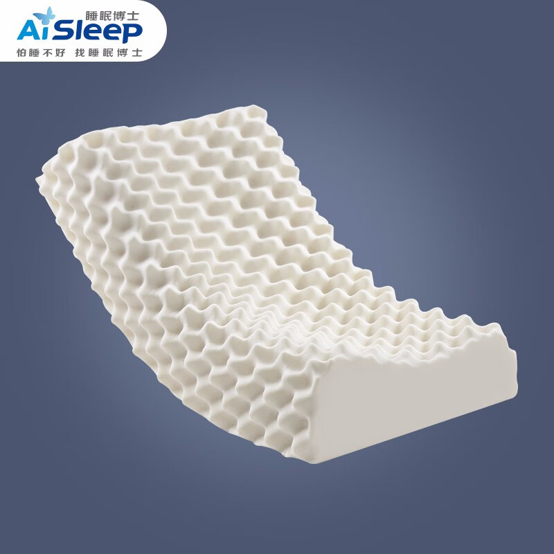 睡眠博士(AiSleep) 乳胶枕91含量泰国原液进口颗粒按摩人体工学乳胶成人枕 释压按摩