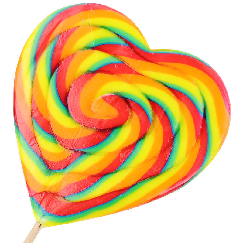 金稻谷彩虹棒棒糖儿童糖果大波板糖礼盒装圣诞节糖果礼物散装批发