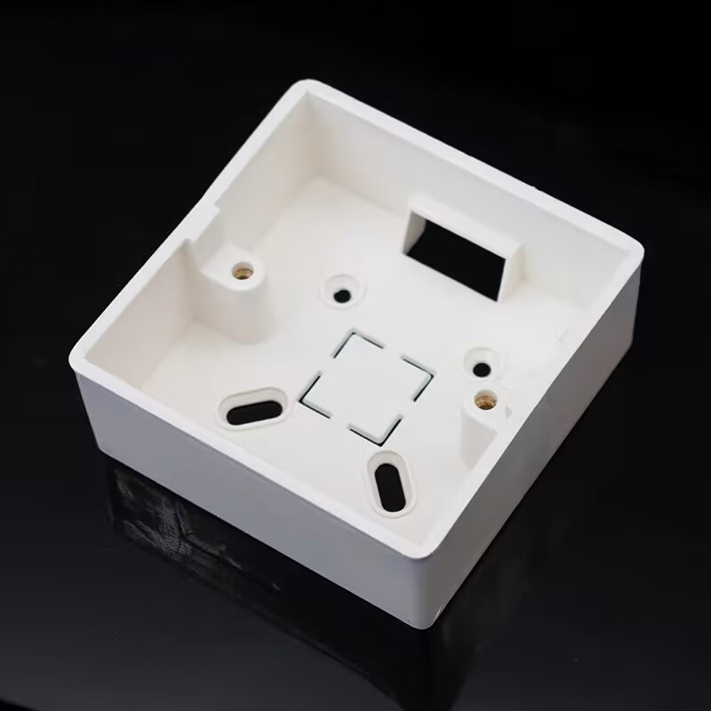 加厚pvc 86型 明装接线盒 带盒盖