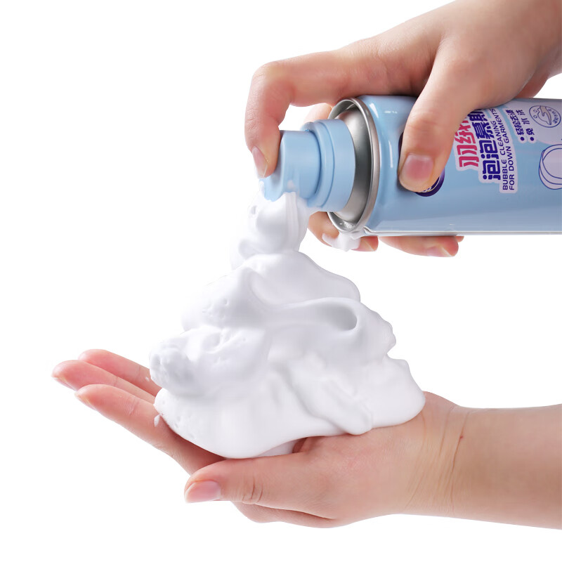 老管家羽绒服干洗剂泡泡慕斯衣服去污渍免水洗家用衣物清洁去油渍 260ml 3瓶 【店长推荐】