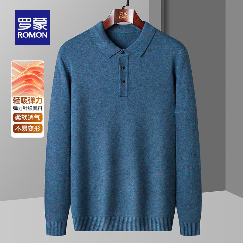 ���ڲ��������ɣ�ROMON��ĥë����T������ʿ�ﶬ�����귭�챣ů��֯��׿������°ְ�װ S1Z258590ҹ�� L(����120-135��)