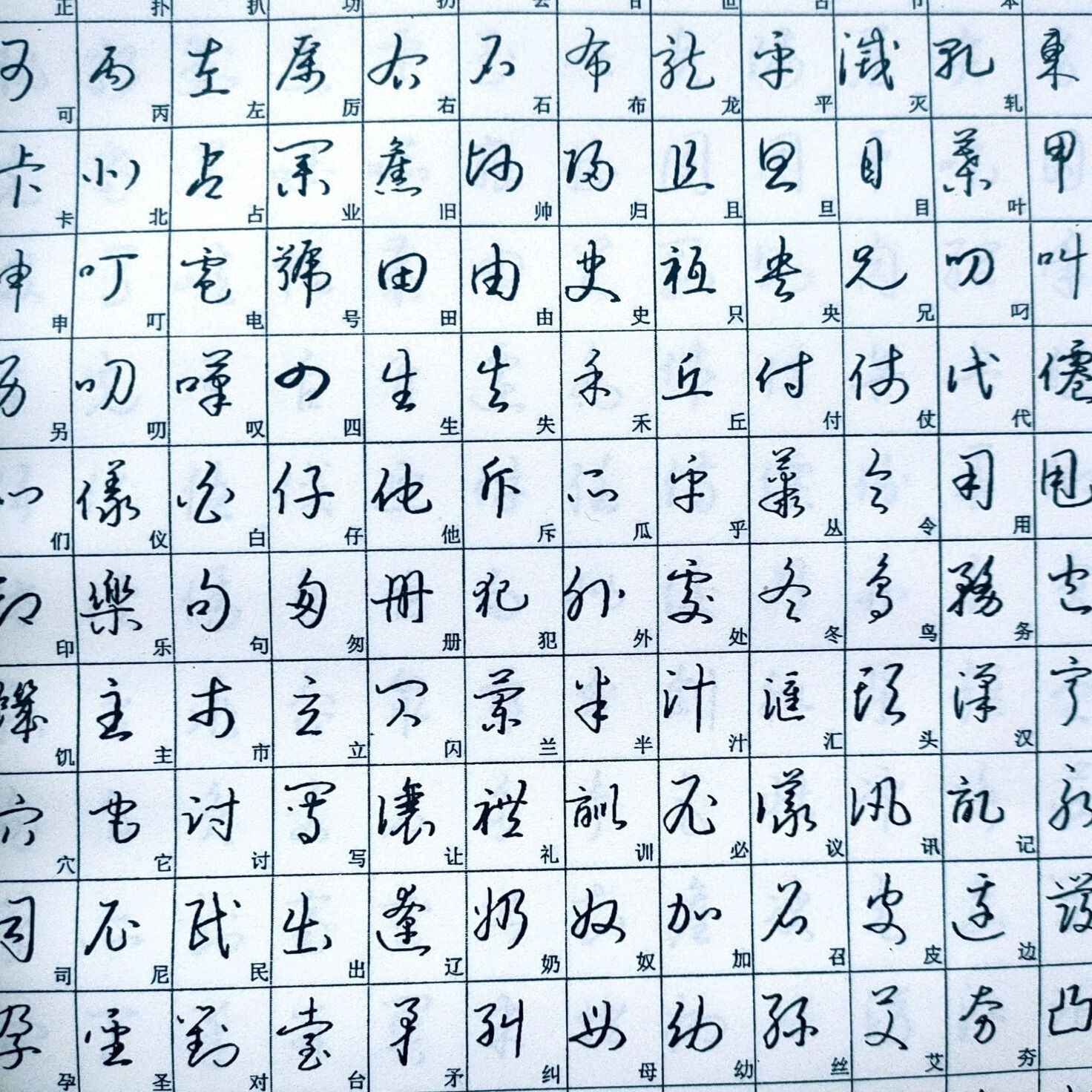 晨兴得草书字帖3500常用字个行草钢笔书法成人行草连笔简易练习 草书