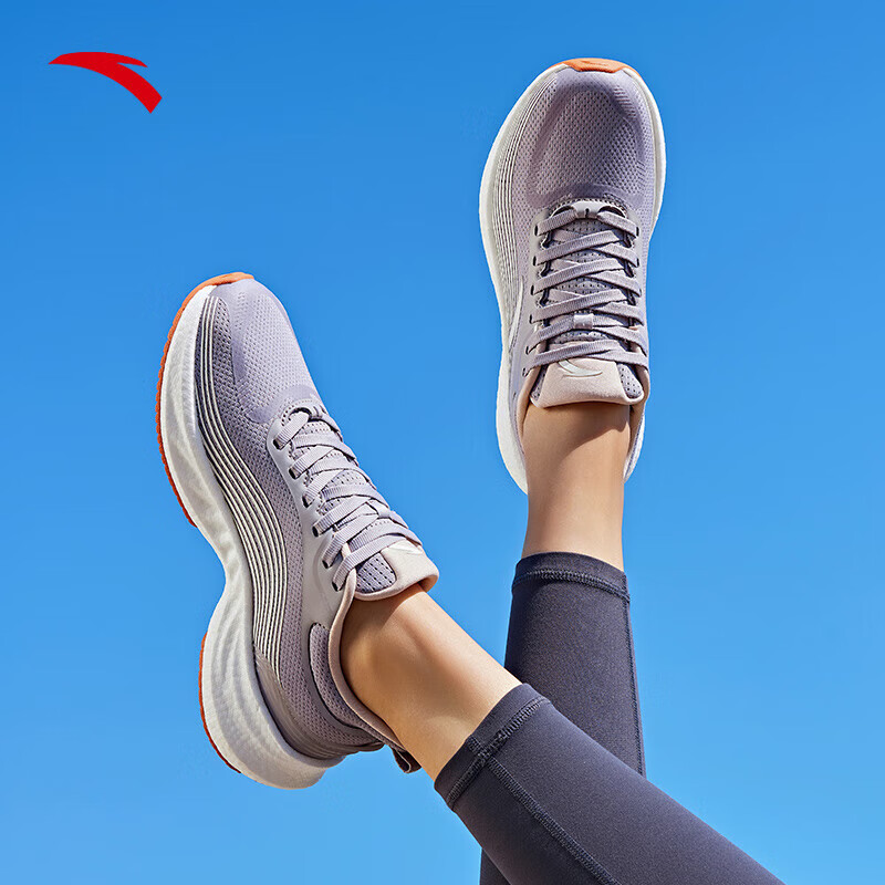 安踏奥特莱斯火星泡棉缓震跑步鞋女秋冬季耐磨运动鞋122315585