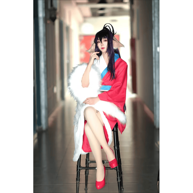 萌奇堡狐妖小红娘涂山雅雅幼年小时候cosplay服装送耳朵 衣服 腰封
