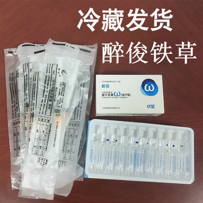 北京铁草猫用干扰素猫瘟抑制蛋白治疗干扰素猫鼻支猫腹水传腹猫干扰素