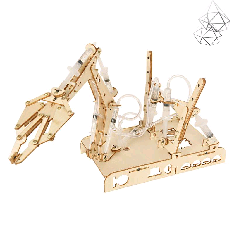 机械创新设计大赛作品科学物理类手工科创作品简易 升级版机械臂