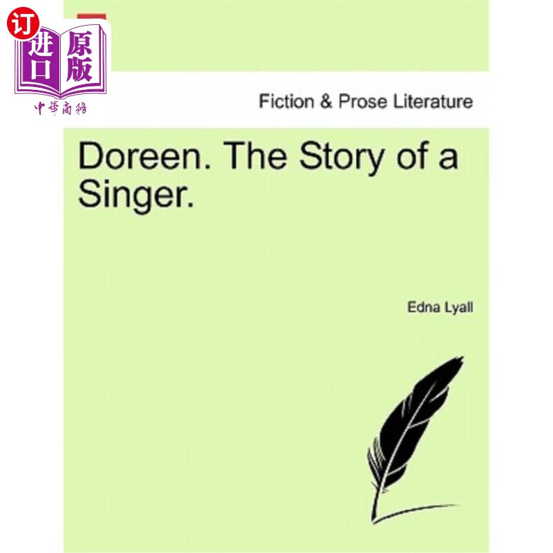 海外直订doreen. the story of a singer. 朵琳.一个歌手的故事.