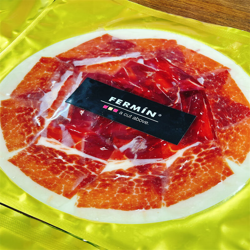 西班牙伊比利亚风干黑猪火腿 手工现切片生吃橡果黑标食品 白标后腿