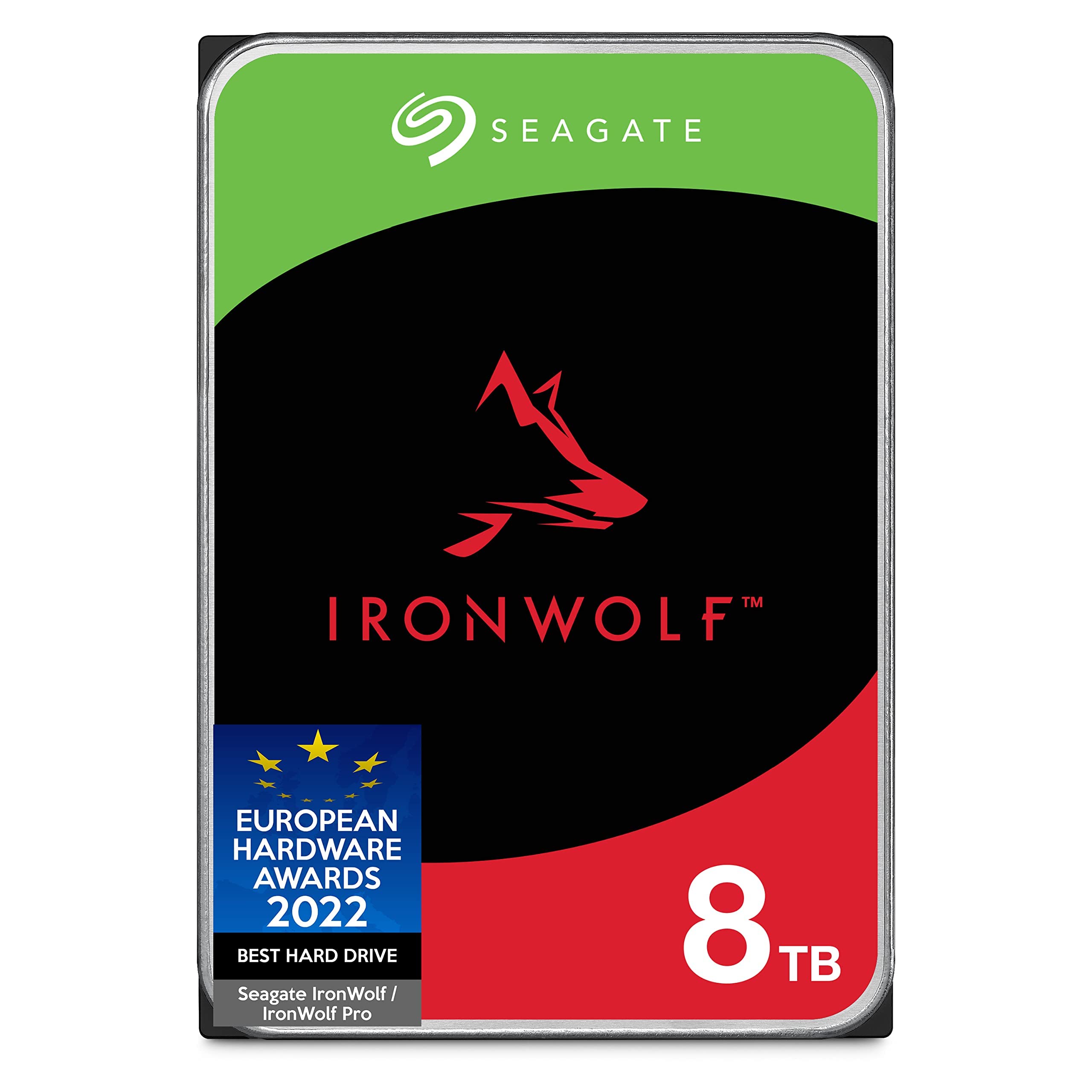 希捷（SEAGATE） 希捷酷狼机械硬盘 8TB 256MB企业级存储NAS硬盘 CMR垂直 静音低耗 数据恢复 3.5英寸 ST8000VN004 HDD 8TB 1532.65元