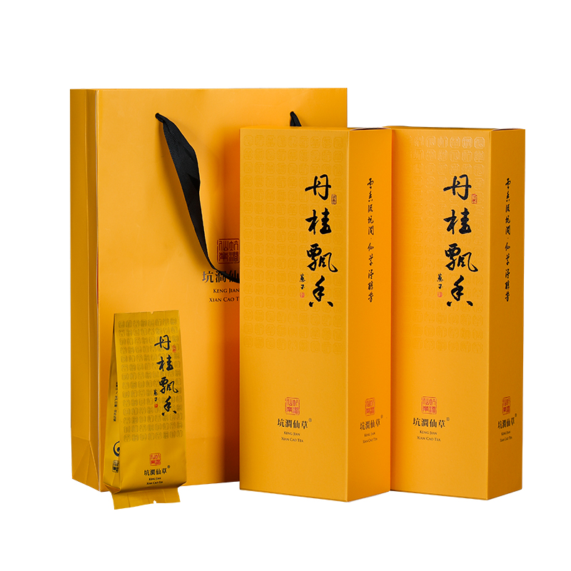 岚湖山丹桂飘香茶叶 花香武夷山岩茶正岩肉桂大红袍礼盒装 216g