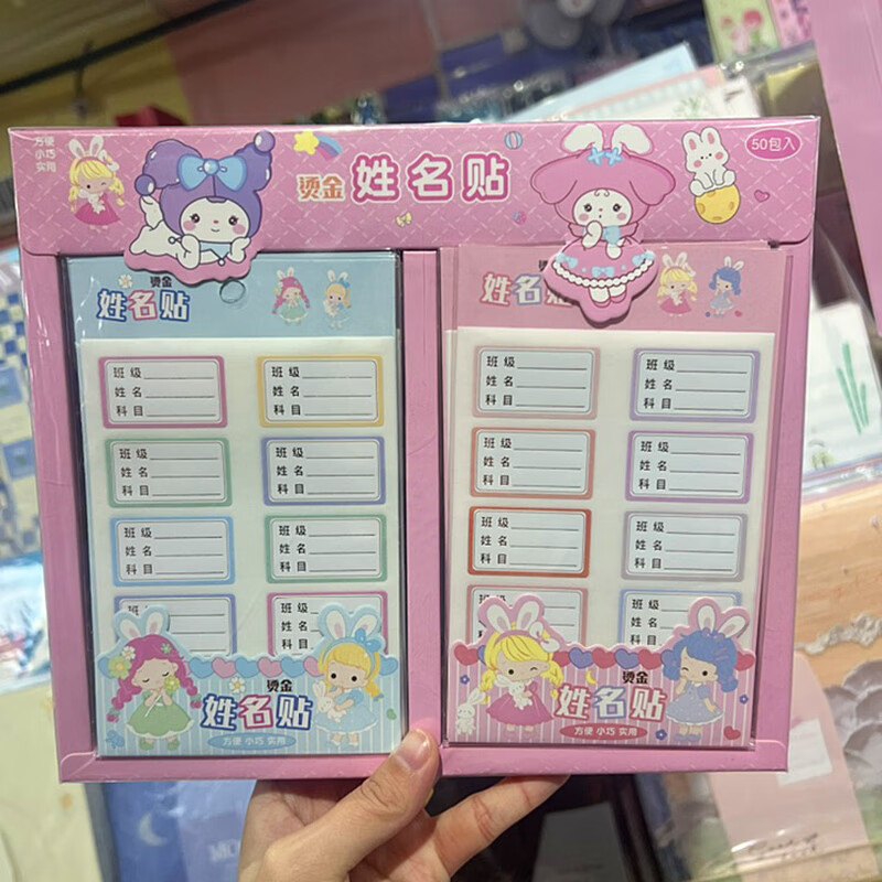 德仕通(dston)幼儿园名字贴小学生姓名贴 不干胶防水防撕可爱卡通贴纸