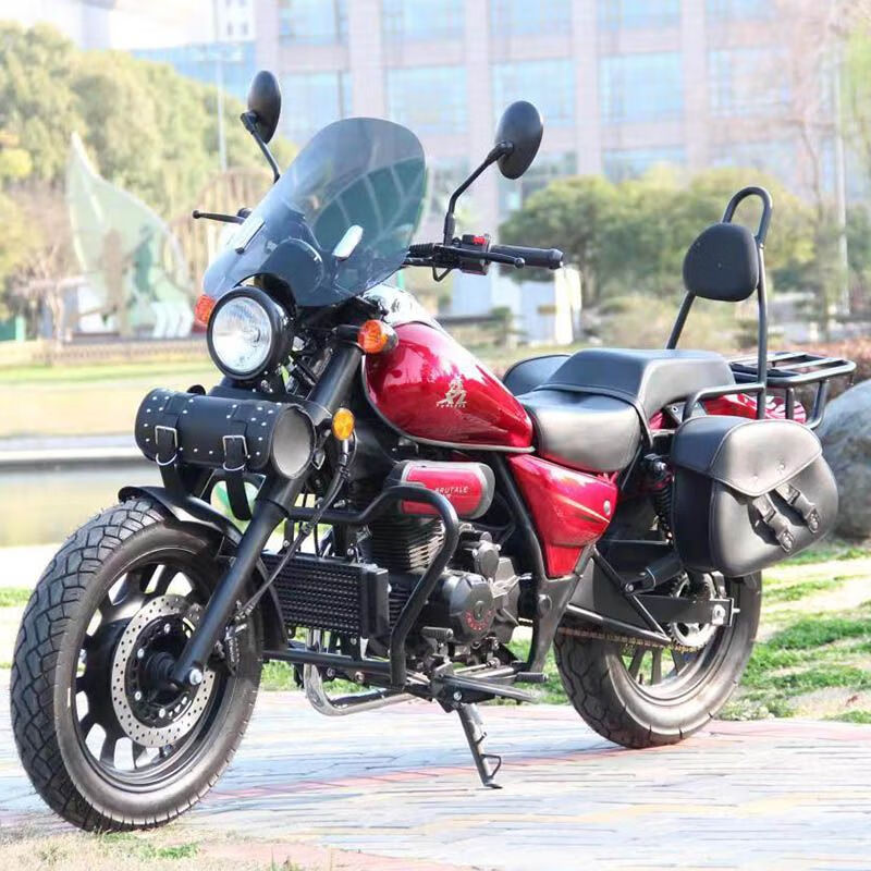 alesh迅龙牌复古远航太子哈雷款摩托车国四可上牌跑车风冷燃油车骑士