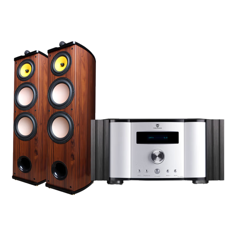 天逸（Winner）AD-3PRO+高保真發(fā)燒HIFI2.0聲道大功率投影機音響甲類(lèi)合并式功放機 套餐8：搭配惠威DIVA6.1F