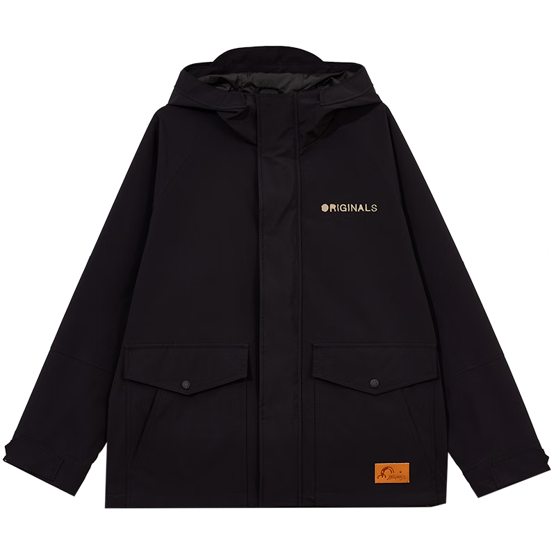 20点开始：JACK&JONES 杰克·琼斯 工装风 字母印花 防泼水夹克