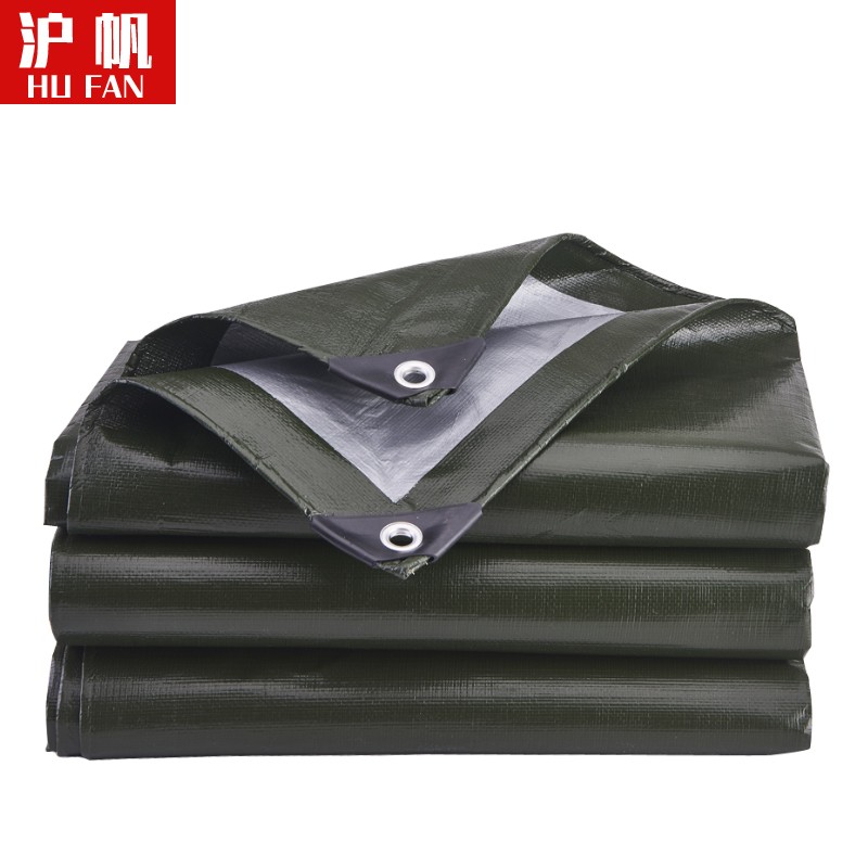 沪帆 防雨布塑料布绿银加厚聚乙烯防水篷布快递三轮车蓬布苫布彩条布遮阳防晒挡雨棚1.5*2米怎么看?