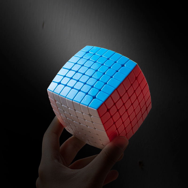 圣手高阶魔方顺滑可调玩具减压趣味比赛魔方 圣手磁力7阶彩色