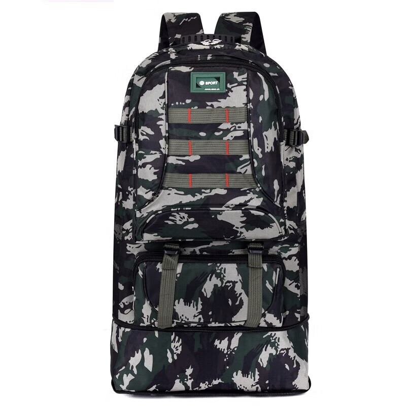 星空迷彩品容量90升迷彩双肩包男女旅游行李包背包运动旅行包 60升588