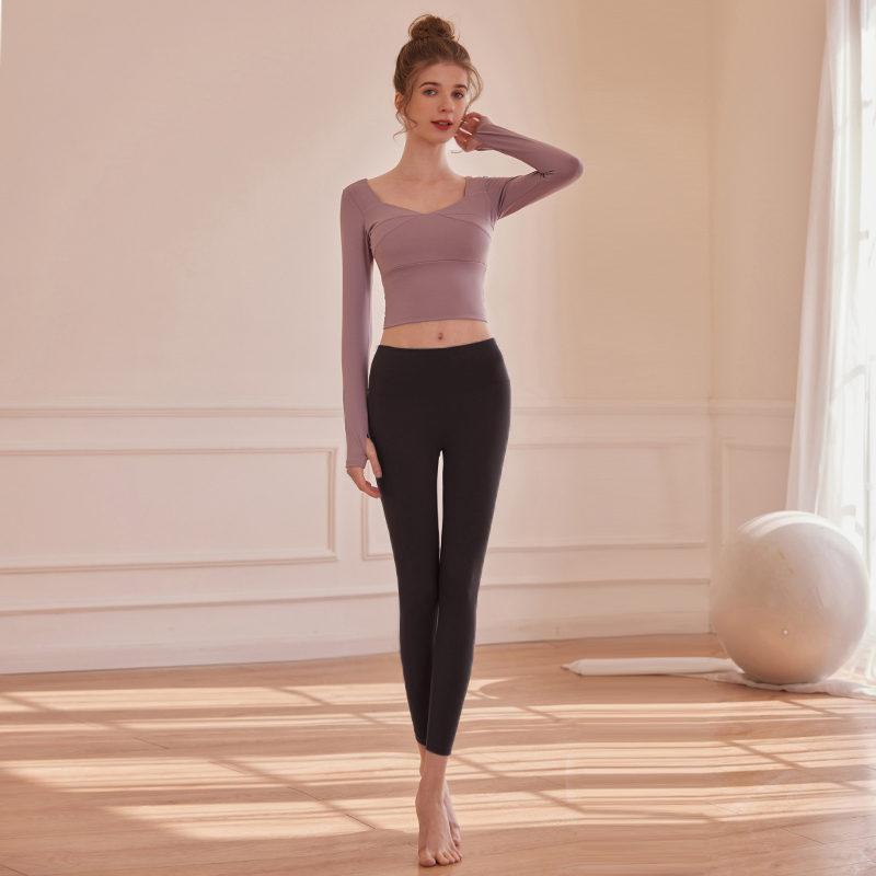 瑜伽服套装女秋冬款高端时尚好看气质仙气运动套装网红健身服 【主图