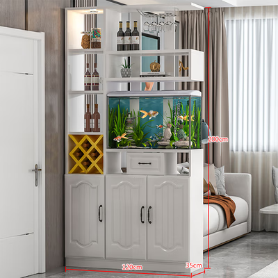 入门屏风鱼缸客厅隔断柜鞋柜门厅间厅柜置物架酒柜客厅餐厅入户玄