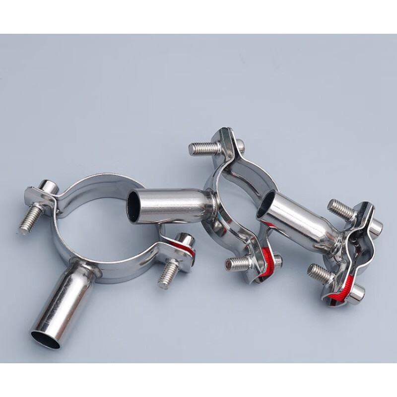 304不锈钢管支架固定pvc管道支架夹管码夹卡箍托架水管子撑架卡夹