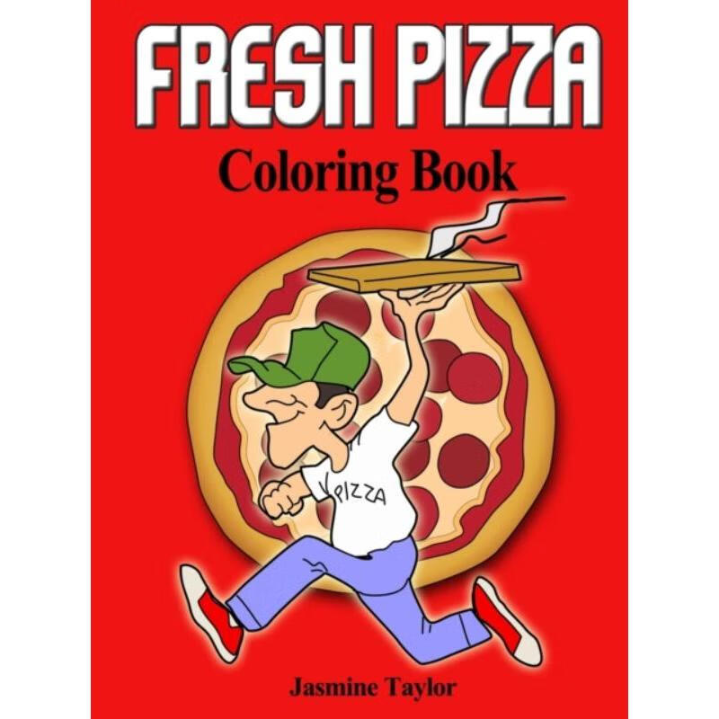 按需印刷fresh pizza coloring book