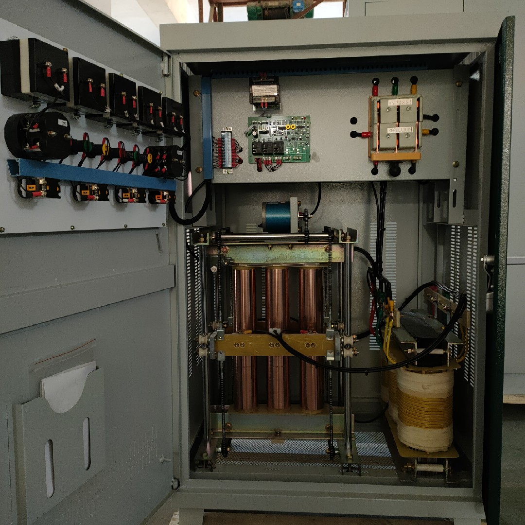 荧阙大型三相稳压器200kw大功率380v隧道电力升压器全自动工业用400kw