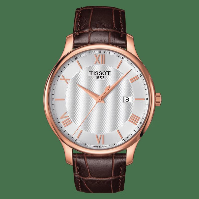 天梭(tissot)俊雅系列石英男士时尚休闲手表简约休闲商务防水男表